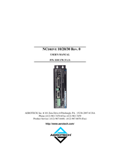 Aerotech NCdrive10 User Manual