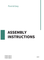 YitaHome FTKDTC-0026-E Assembly Instructions Manual