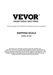 Vevor SF-882 Manual