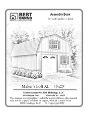 Best Barns Maker's Loft XL Assembly Book