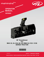Mahindra BERSB58 Operator's Manual