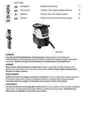 Mafell 91C423 Translation Of The Original Operating Instructions