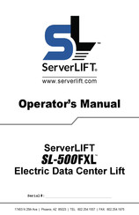 ServerLIFT SL-500FXL Operator's Manual