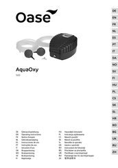 Oase AquaOxy 500 Operating Instructions Manual
