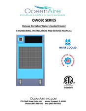 OCEANAIRE AquaCooler OWC6032 Engineering, Installation And Service Manual