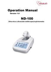Jeulin ND-100 Operation Manual