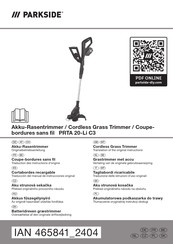 Parkside 465841 2404 Instructions Manual