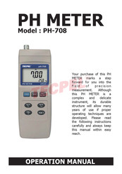 TECPEL PH-708 Operation Manual