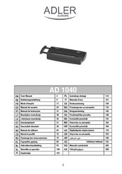 Adler AD 1040 User Manual