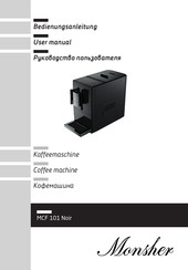 Monsher MCF 101 Noir User Manual