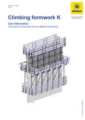 Doka Climbing formwork K Instructions For Assembly And Use