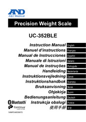 A&D UC-352BLE Instruction Manual