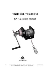 DELTA PLUS TR00520 Operation Manual