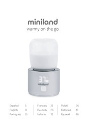 miniland warmy on the go Manual
