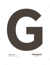 Homend GRILLIANT 1345H User Manual