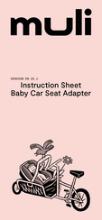muli Baby Car Seat Adapter Instruction Sheet