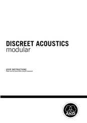 AKG 2765Z0005 User Instructions