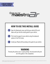 iDataLink Maestro DSP-GM3 Install Manual