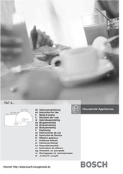 Bosch TAT?6 SERIES Instructions For Use Manual