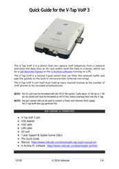 Vidicode V-Tap VoIP 3 Quick Manual