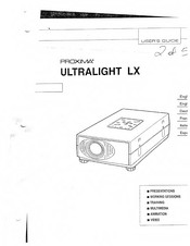 Proxima Ultralight LX User Manual