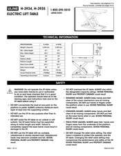 U-Line H-3934 Manual