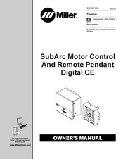 Miller SubArc Owner's Manual