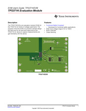 Texas Instruments TPS371K User Manual