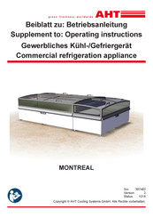 AHT MONTREAL EC Operating Instructions Manual