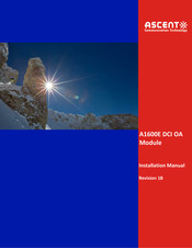 Ascent Communication Technology A1600E Installation Manual
