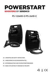 Serenco POWERSTART PS-24HD-E Operating And Safety Instructions Manual