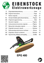 EIBENSTOCK EPG 400 Original Instructions Manual