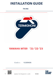Termignoni Y133094SO01B Installation Manual