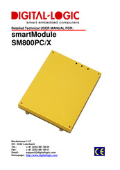 DIGITAL-LOGIC smartModule SM800PC/X Technical  User's Manual
