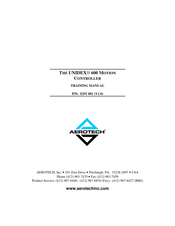 Aerotech UNIDEX 600 Series Training Manual