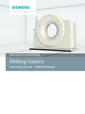 Siemens Sliding Gantry Instructions For Use Manual