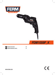 Ferm PDM1059P K Original Instructions Manual