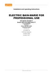 Lotus BM-94EMT Installation And Operating Instructions Manual
