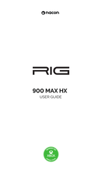Nacon RIG 900 MAX HX User Manual