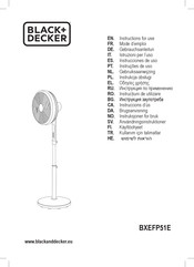 Black & Decker BXEFP51E Instructions For Use Manual