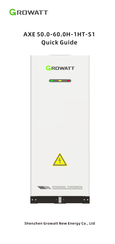 Growatt AXE 50.0-60.0H-1HT-S1 Quick Start Manual