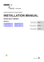 Daikin RXNG12AXVJU Installation Manual