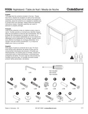 Crate&Barrel Hilde Quick Start Manual