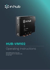 in.hub HUB-VM102 Operating Instructions Manual