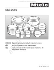 Miele ESS2060 Operating Instructions Manual
