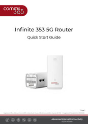 Comms365 Infinite 353 Quick Start Manual