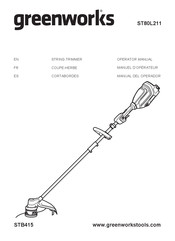 GreenWorks ST80L211 Operator's Manual
