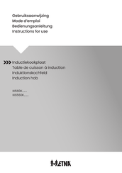 ETNA KIS560K Series Instructions For Use Manual