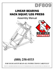 Deltech Fitness DF809 Assembly Manual