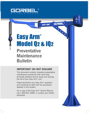 GORBEL Easy Arm G-Force Q2 Maintenance Bulletin